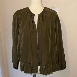 Zara Olive Green Utility Jacket